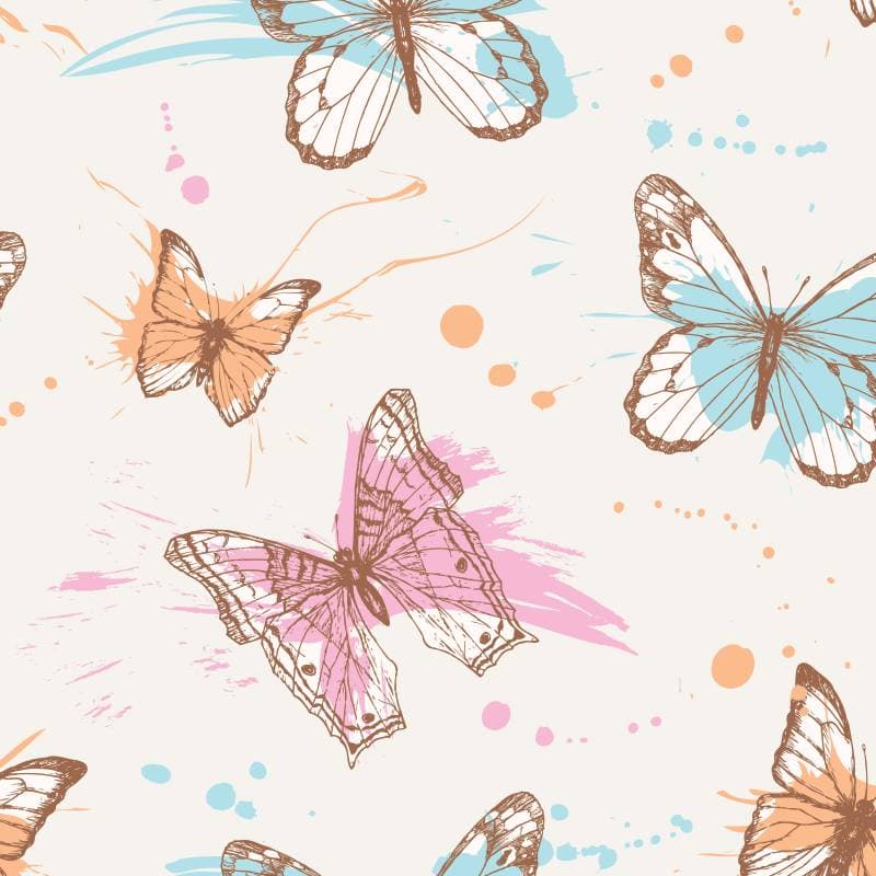 Papel de Parede Infantil Borboletas N3981