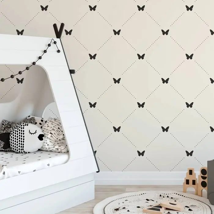 Papel de Parede Infantil Borboletas N3982