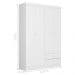 Roupeiro Infantil Laila Branco