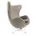 Poltrona Egg Decorativa Areia