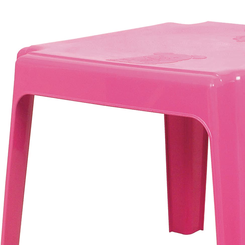 Mesa de Plástico Infantil Rosa
