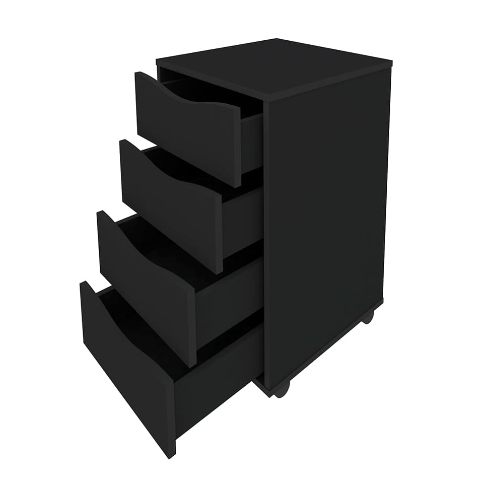 Gaveteiro Bit 4 GV Preto
