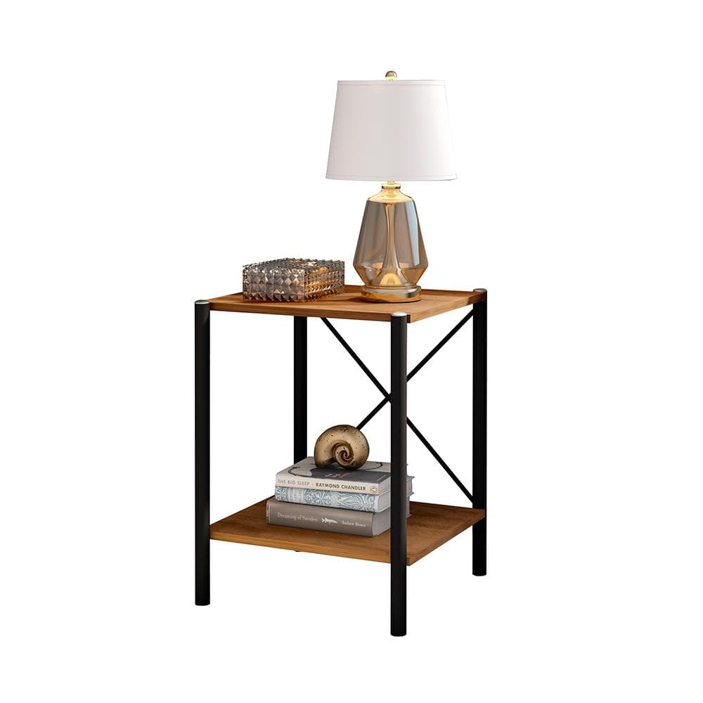 Mesa de Cabeceira Industrial Hvitserk