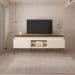Rack Lumina Pinho e Off White 180 cm