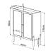 Buffet Bar Oslo 2 PT Hanover 110 cm