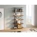 Estante Tube Preta e Vermont 180 cm
