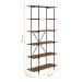 Estante Tube Preta e Vermont 180 cm
