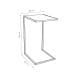 Mesa Lateral Retangular Steel Preta