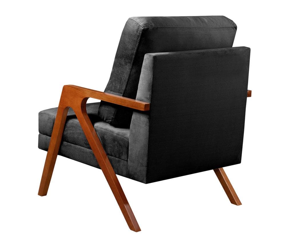 Poltrona Kiara Cor:Veludo Preto 410
