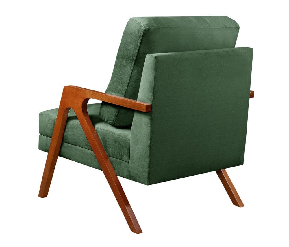 Poltrona Kiara Cor:Veludo Verde 270
