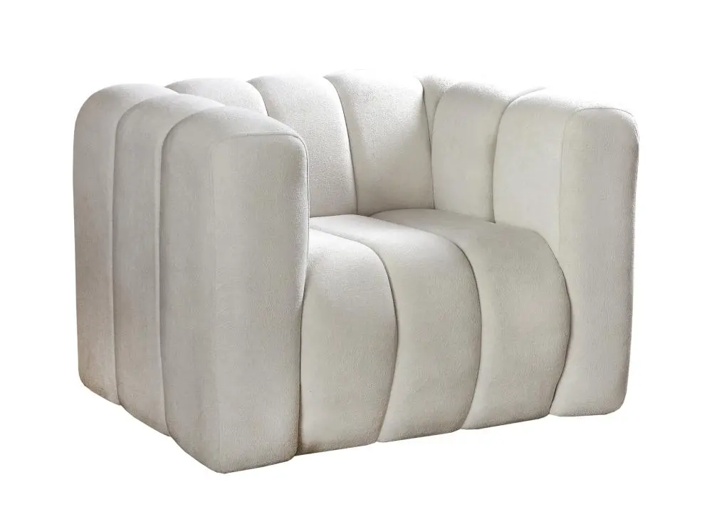 Poltrona Mona Cor:Bouclê Bege 500