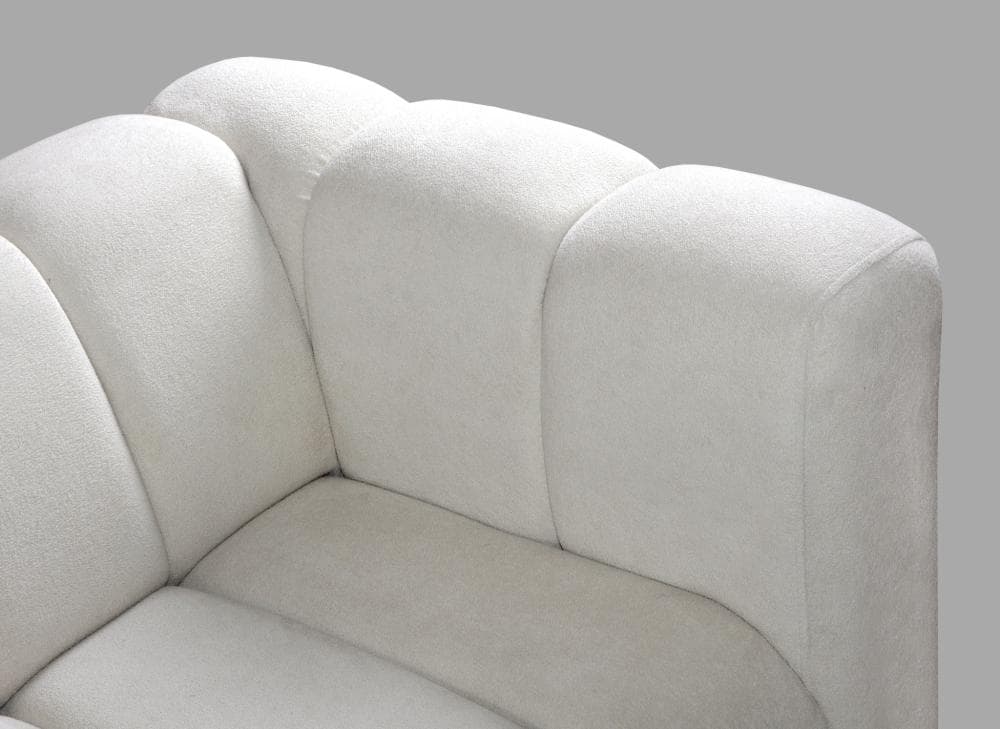 Poltrona Mona Cor:Bouclê Bege 500