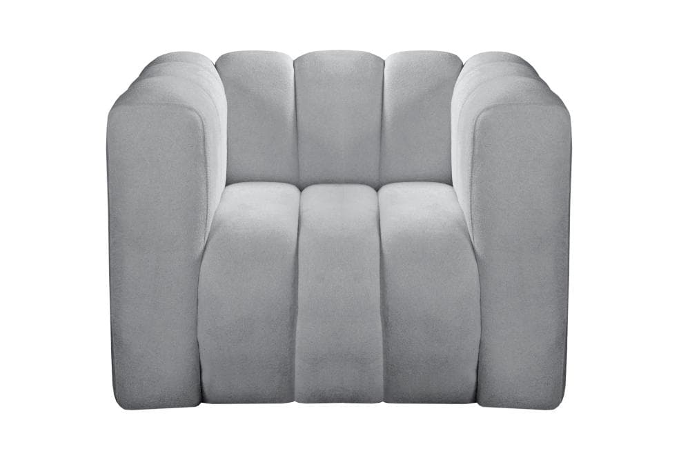 Poltrona Mona Cor:Bouclê Cinza 520