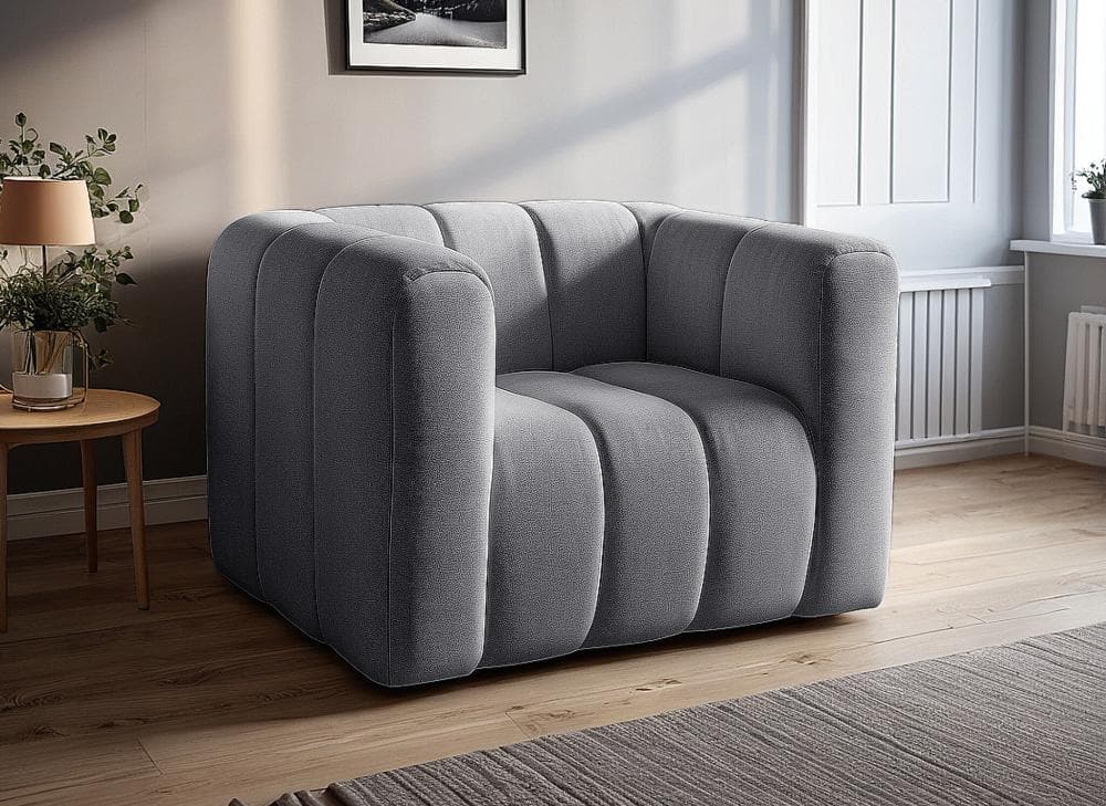 Poltrona Mona Cor:Linho Cinza 320