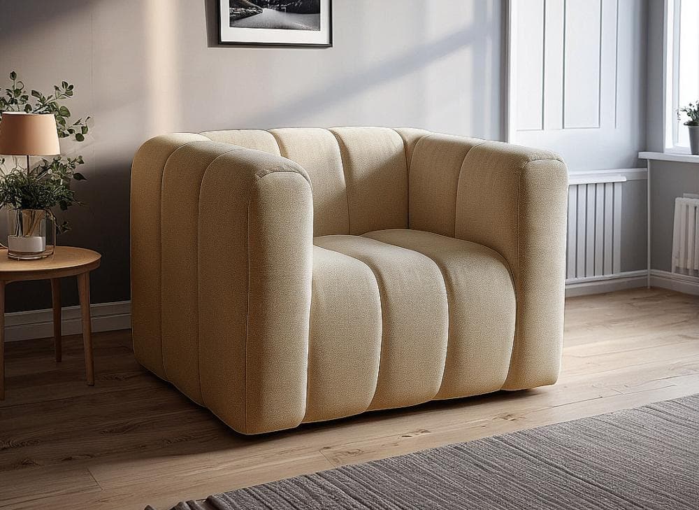 Poltrona Mona Cor:Linho Marrom 150
