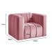 Poltrona Mona Cor:Suede Rosa 280