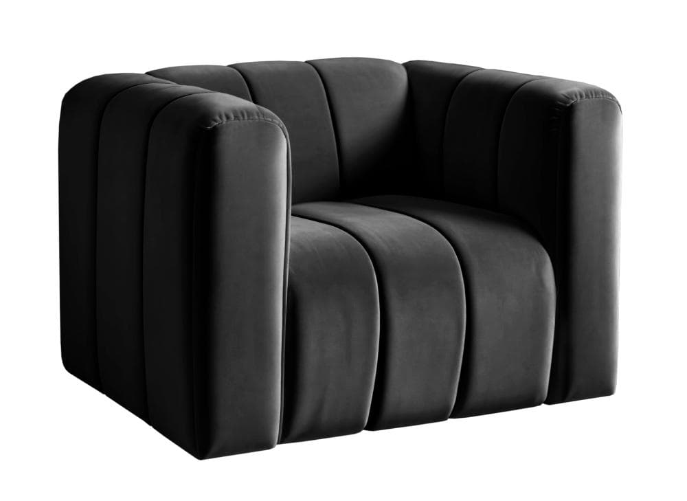 Poltrona Mona Cor:Veludo Preto 410