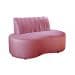 Sofá Doha Cor:Suede Rosa 280