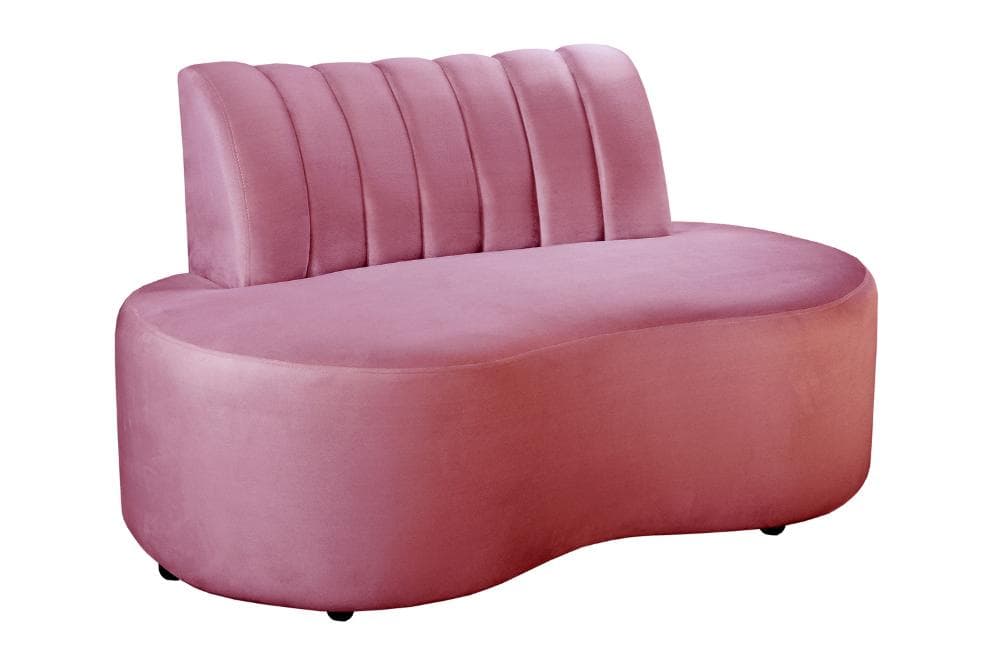 Sofá Doha Cor:Suede Rosa 280