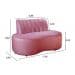 Sofá Doha Cor:Suede Rosa 280