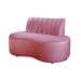 Sofá Doha Cor:Suede Rosa 280