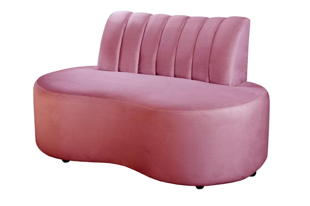 Sofá Doha Cor:Suede Rosa 280