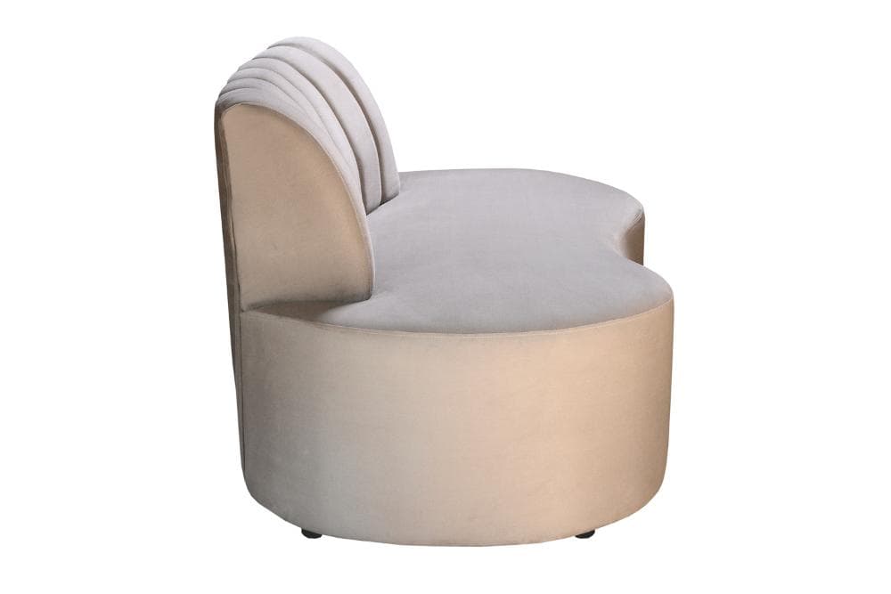 Sofá Doha Cor:Veludo Capuccino 250