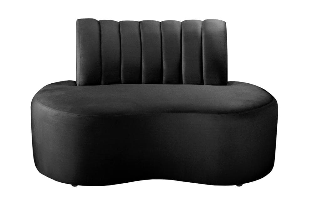 Sofá Doha Cor:Veludo Preto 410