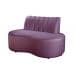 Sofá Doha Cor:Veludo Roxo 380