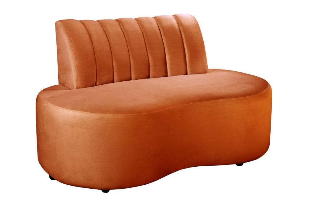 Sofá Doha Cor:Veludo Terracota 400