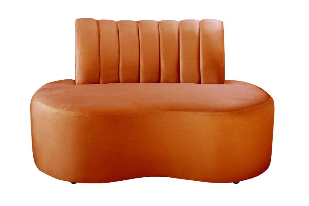 Sofá Doha Cor:Veludo Terracota 400