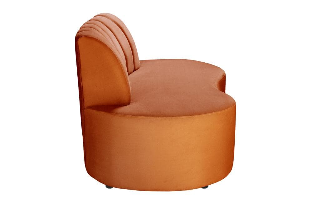Sofá Doha Cor:Veludo Terracota 400