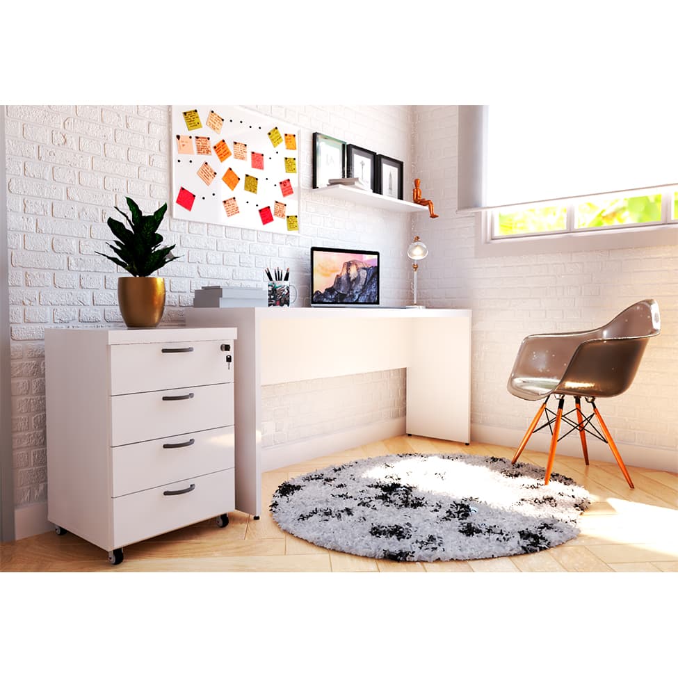Gaveteiro Natus 4 GV Branco