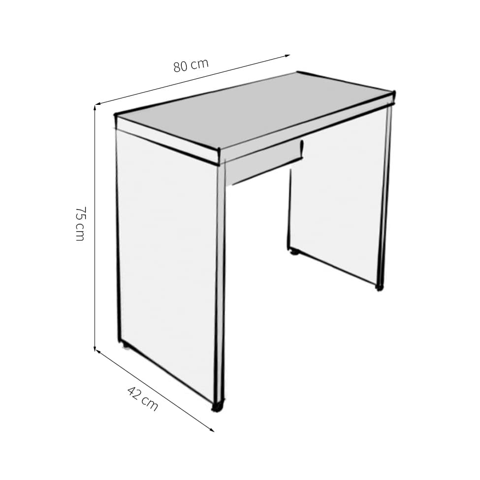 Mesa para Notebook Natus Cinza 80 cm