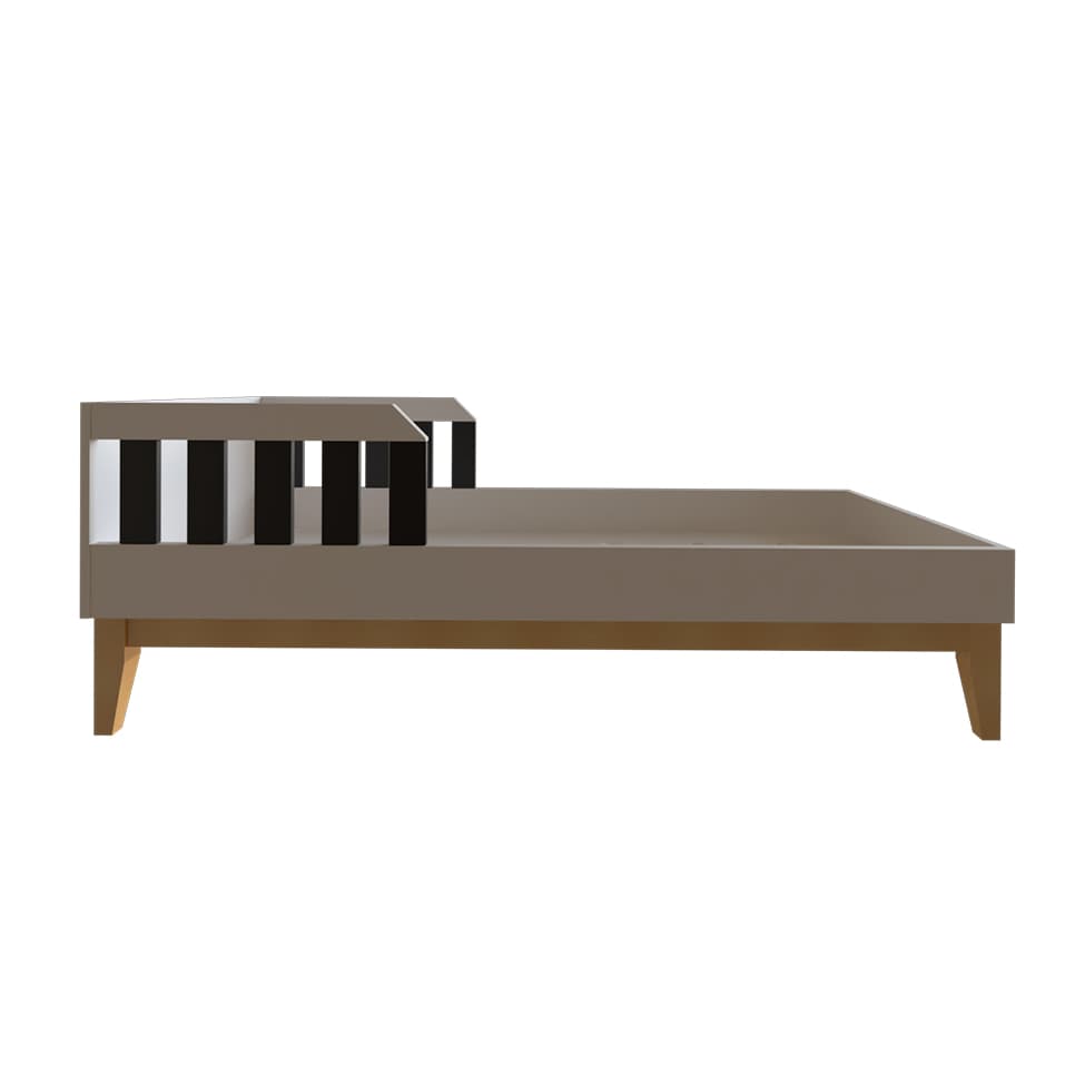 Quarto Infantil Adoleta 1 PT Branco e Preto