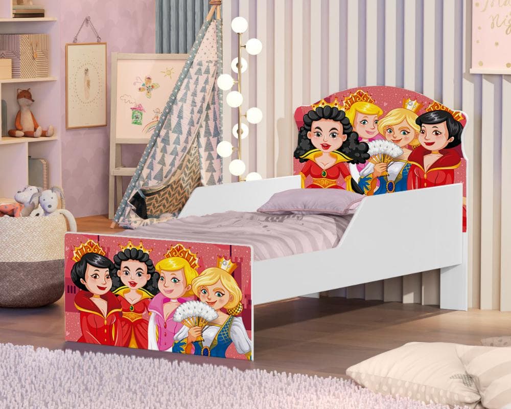Mini Cama Princesas Familia