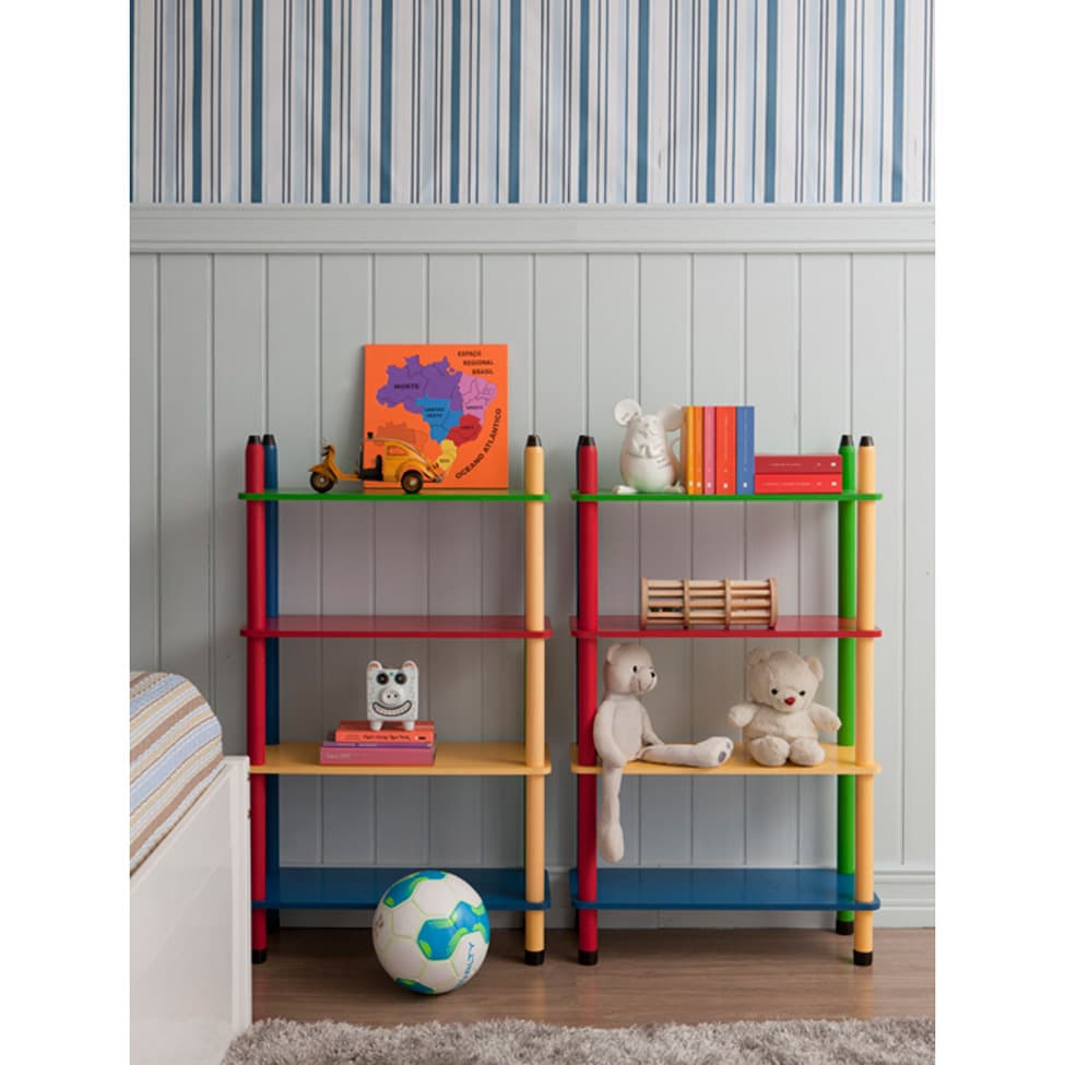Estante Infantil Lápis Colorida