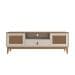 Rack Esmeralda Off White e Noce 160 cm