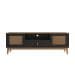 Rack Esmeralda Preto e Noce 160 cm