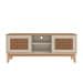 Rack Safira Off White e Noce 135 cm