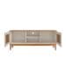Rack Safira Off White e Noce 135 cm