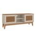 Rack Safira Off White e Noce 135 cm