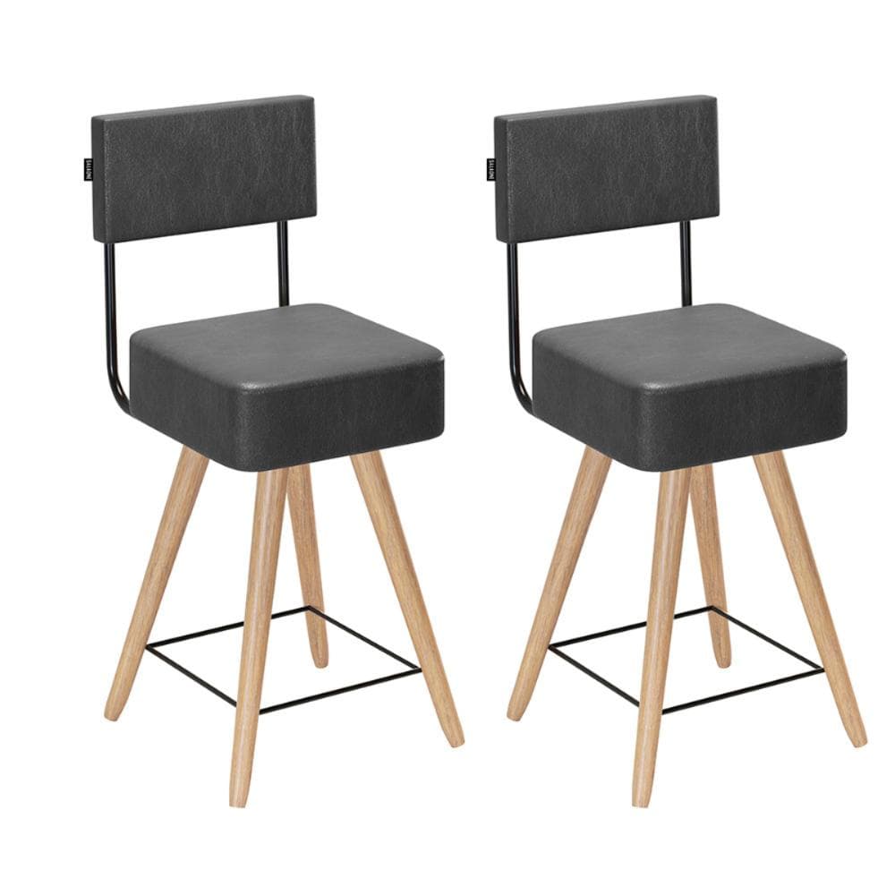 2 Cadeiras Com Encosto Letonia Preto
