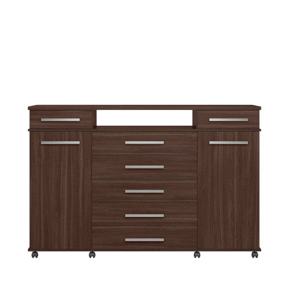 Comoda 7 Gavetas Brasil Cafe Touch