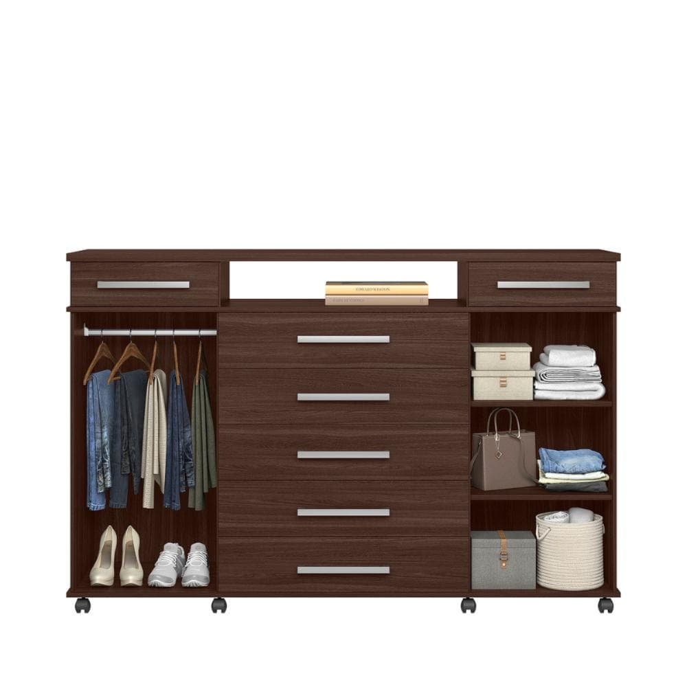 Comoda 7 Gavetas Brasil Cafe Touch