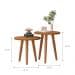 Conjunto Mesas Apoio Marselha Nature