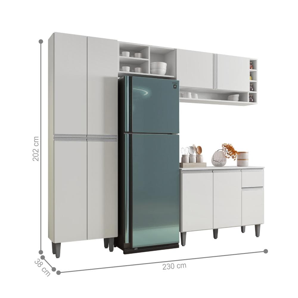 Cozinha Compacta Atlanta Branco