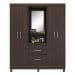 Guarda Roupa 2 Gavetas Turim Cafe Touch