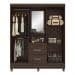 Guarda Roupa 2 Gavetas Turim Cafe Touch
