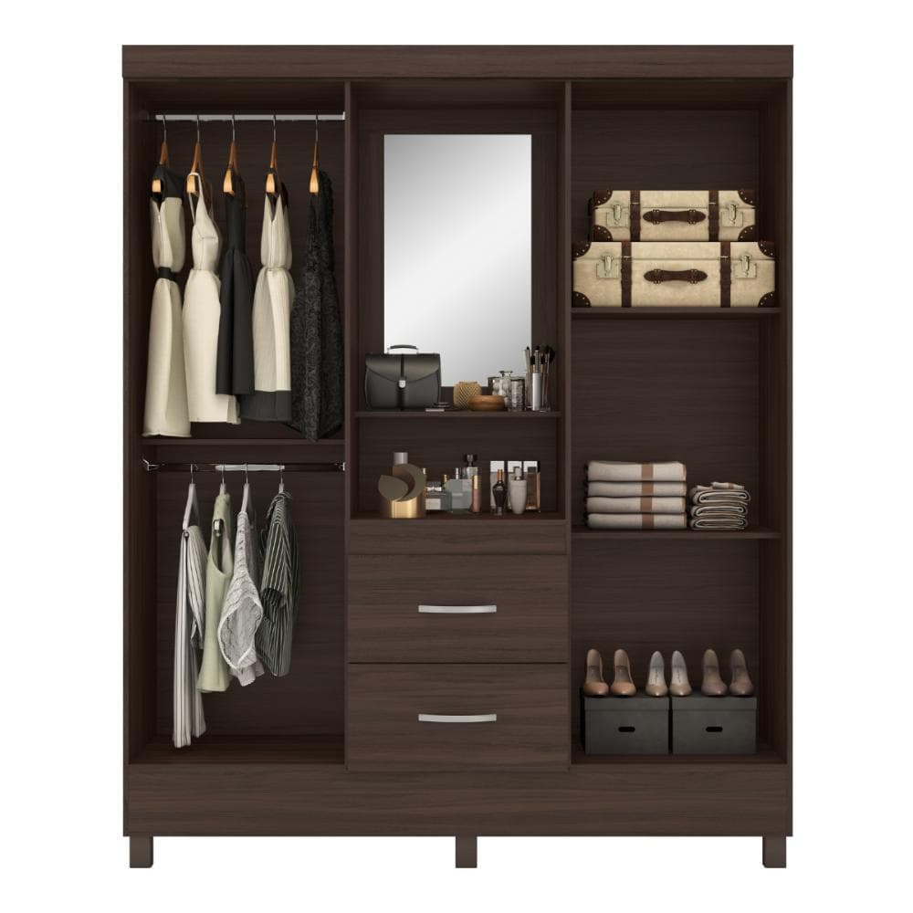 Guarda Roupa 2 Gavetas Turim Cafe Touch